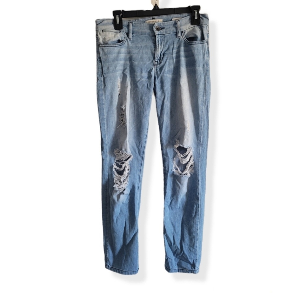 GUESS Jeans | Pencil Skinny Distressed Jeans | Size 28